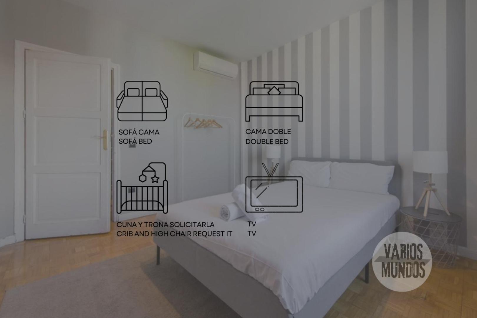 Apartamento De 4Hab En La Latina Con Vistas A Madrid Centro Exteriör bild